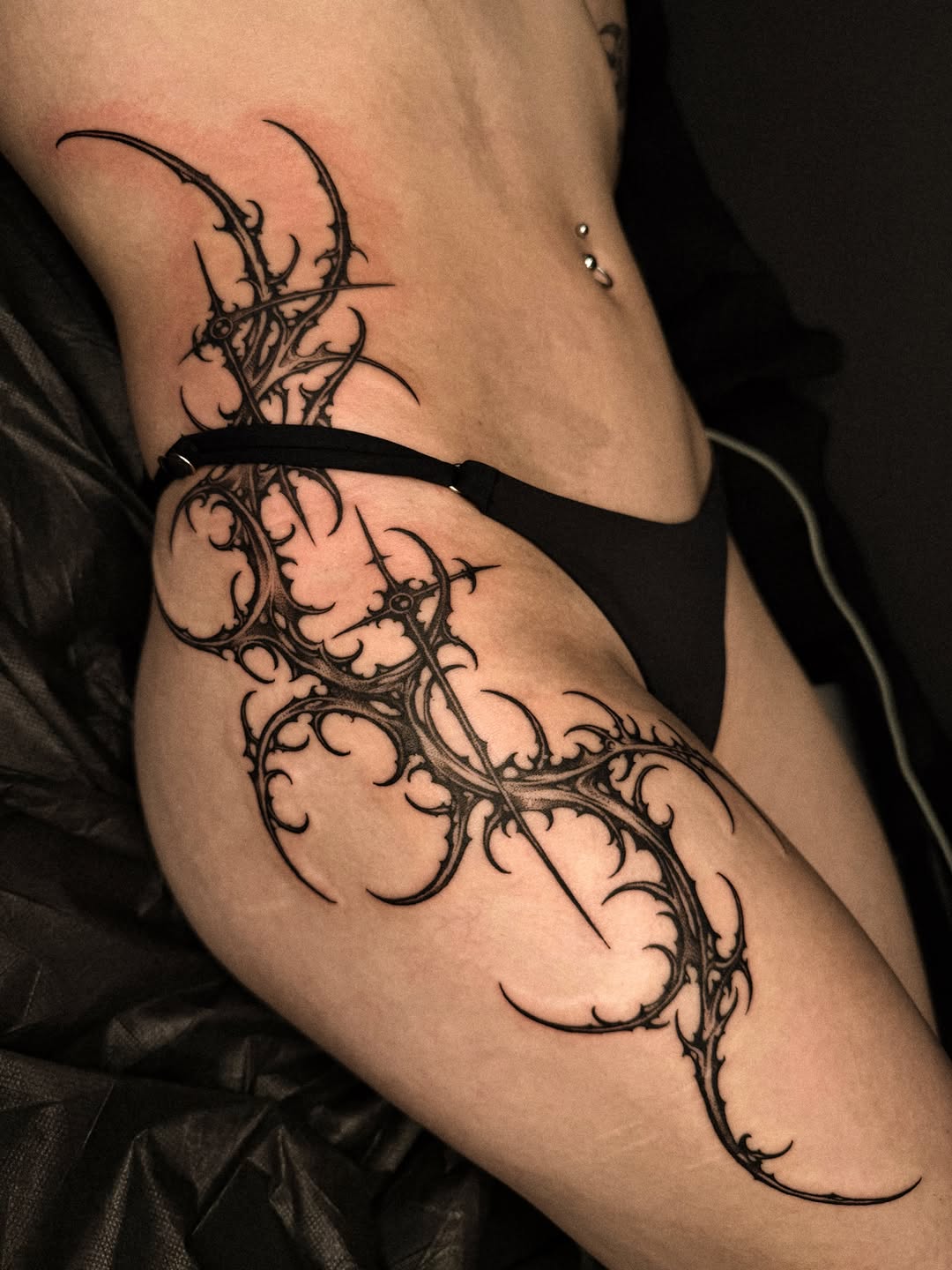 Tattoo by @digitalsunsett — blackwork, ornamental