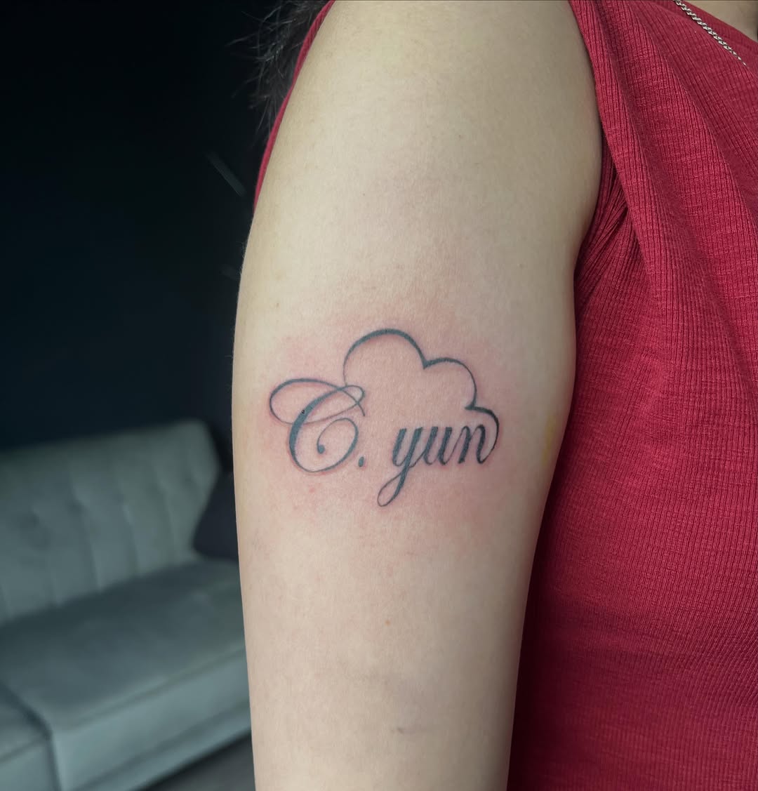 Tattoo by @hhhtattoo__ — lettering_script, minimalist