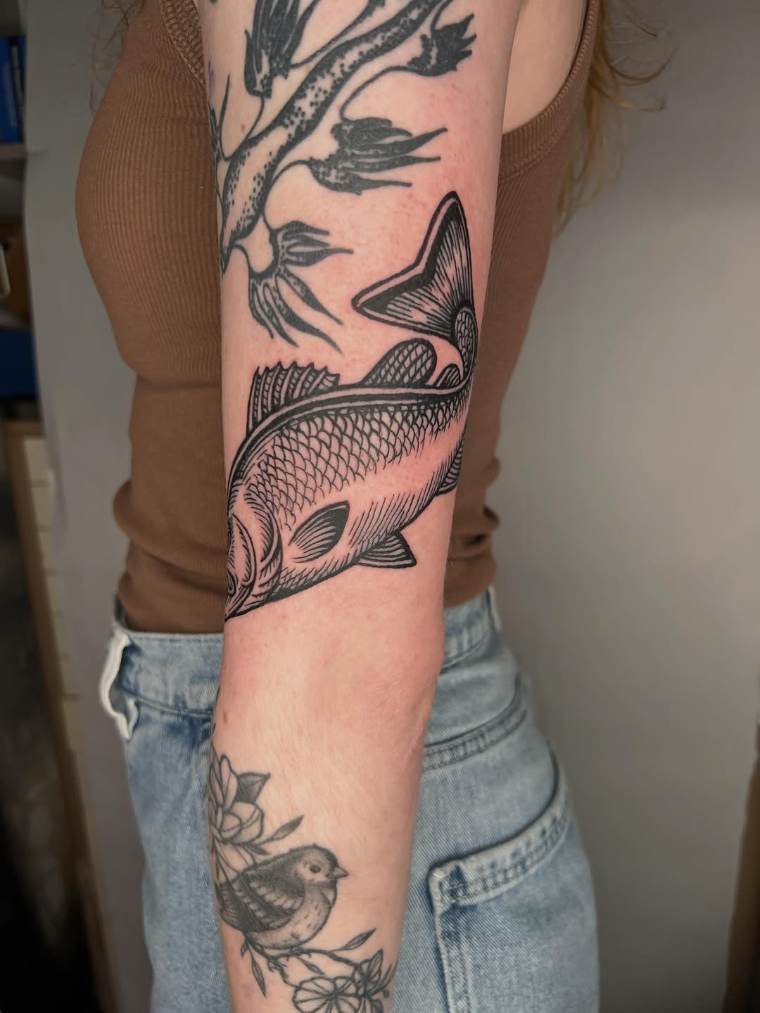 Tattoo by @futurefires42 — black_and_grey, realism