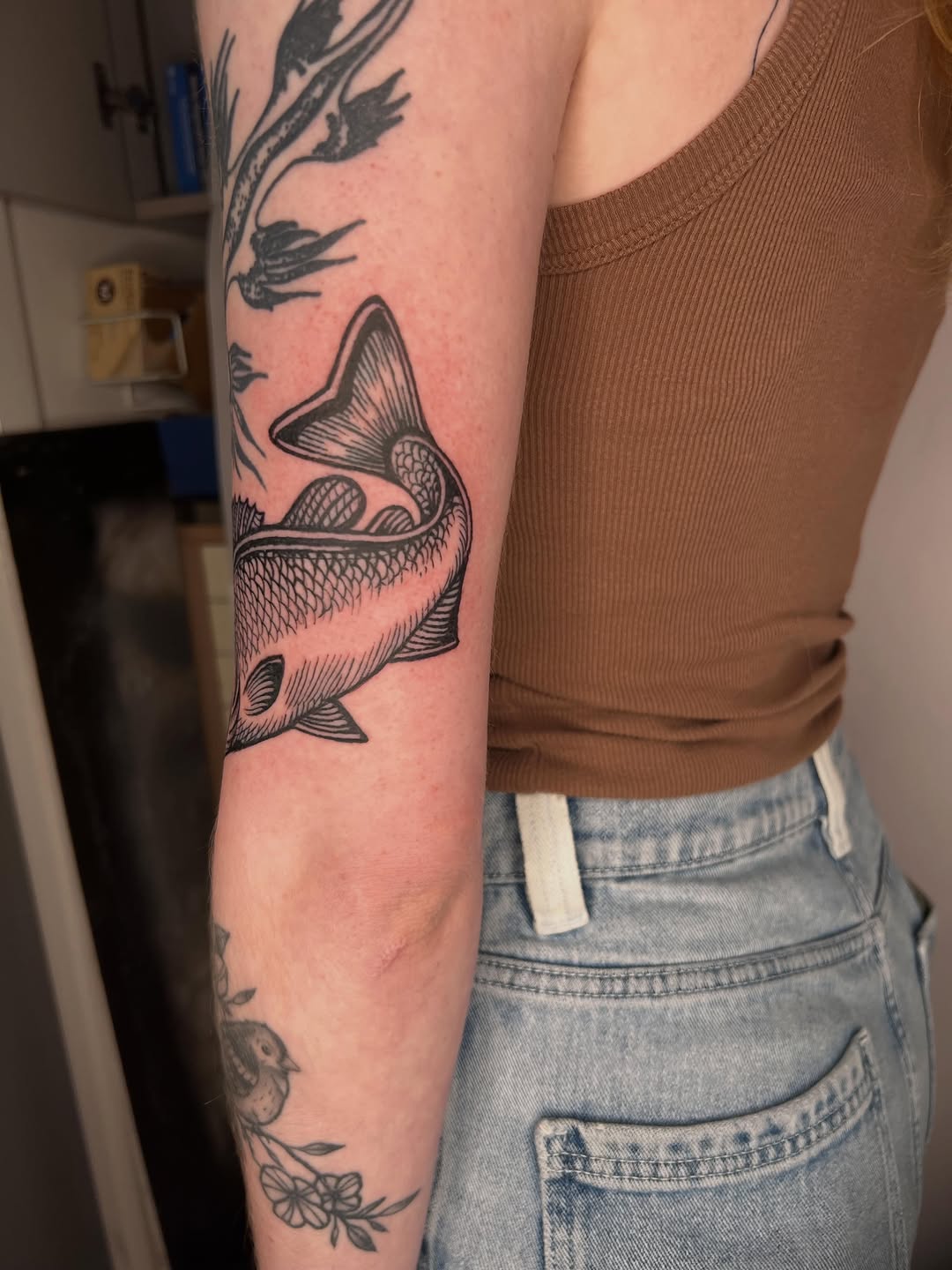 Tattoo by @futurefires42 — blackwork, illustrative
