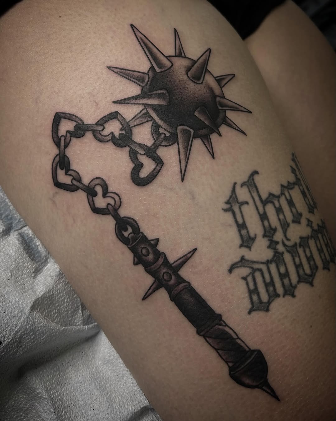 Tattoo by @samanthaxtattoo — black_and_grey, realism