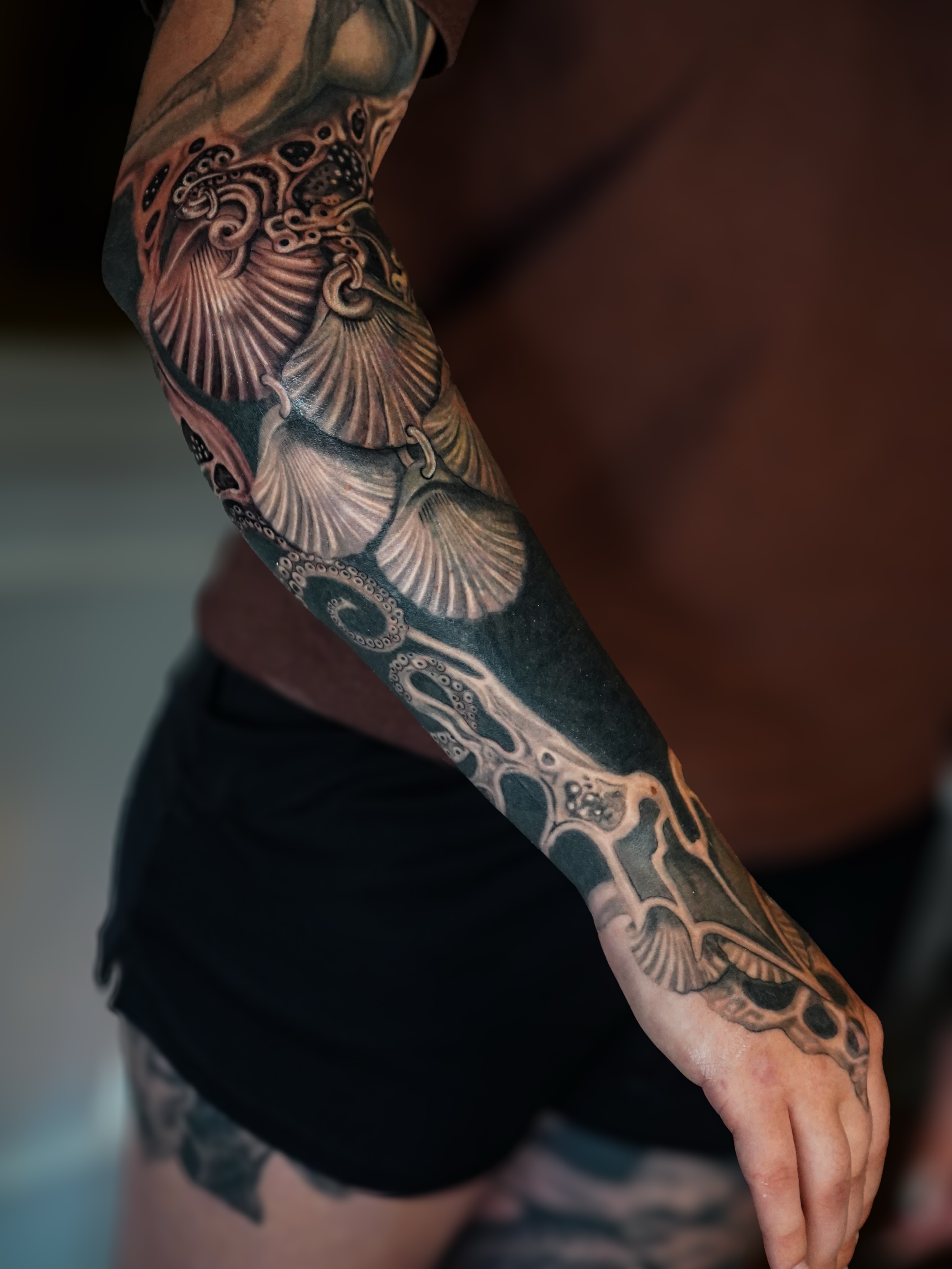 Tattoo by @sunseritattoo — black_and_grey, realism