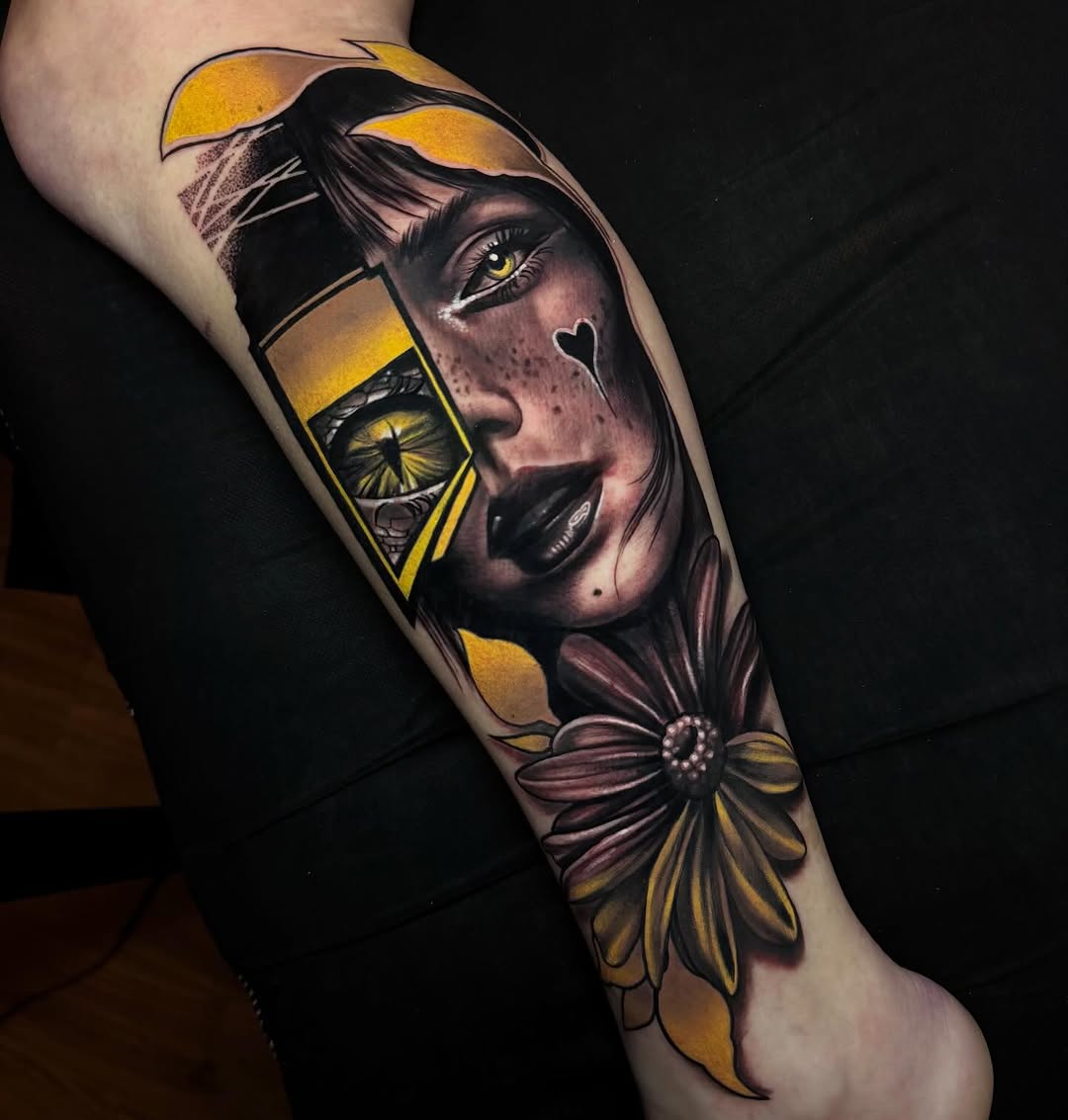 Tattoo by @coreyryantattoo — realism, black_and_grey