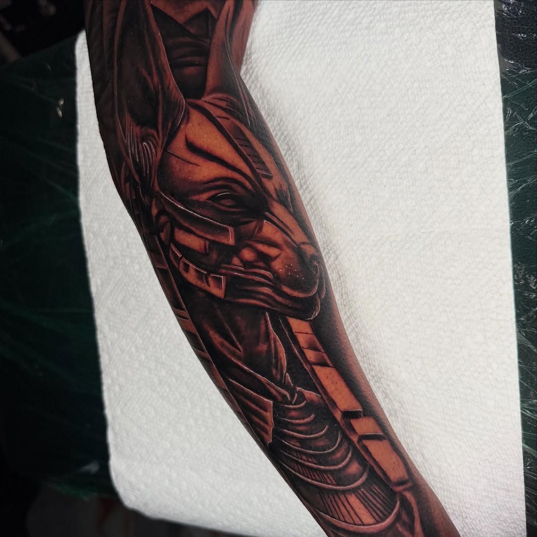 Tattoo by @idrinkink_ — realism, black_and_grey