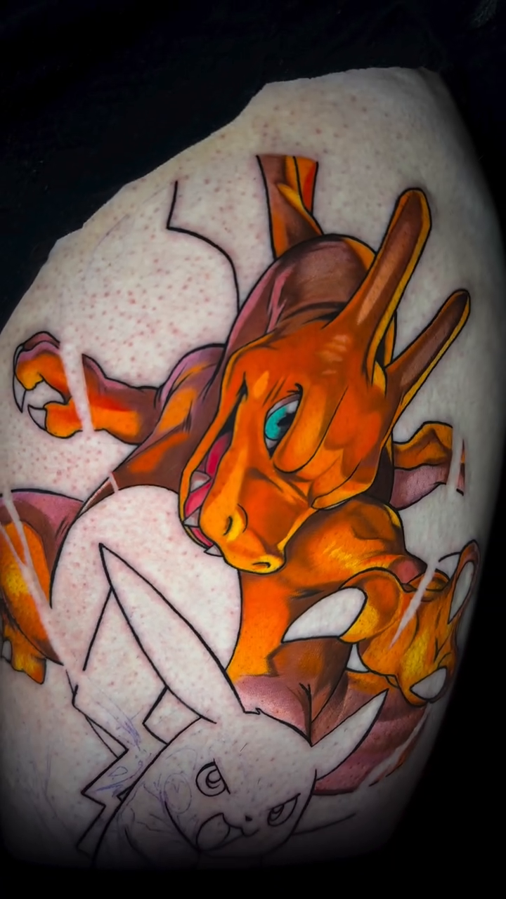 Tattoo by @dustinkaiser_tattoos — anime, neo_traditional