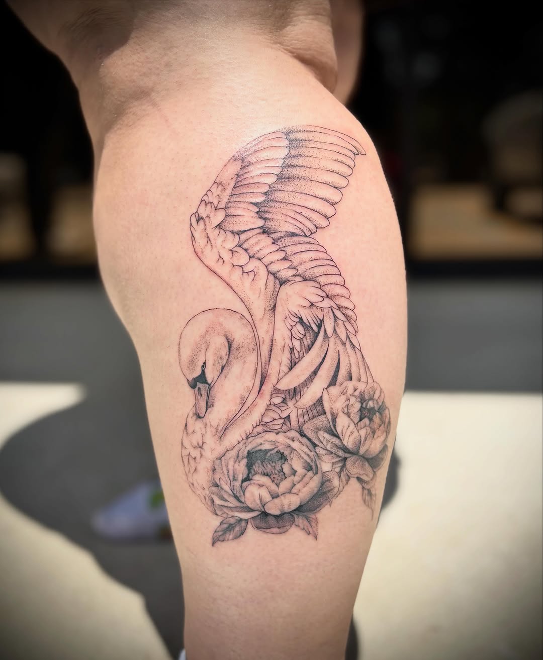 Tattoo by @diary_of_tattoos โ realism, black_and_grey