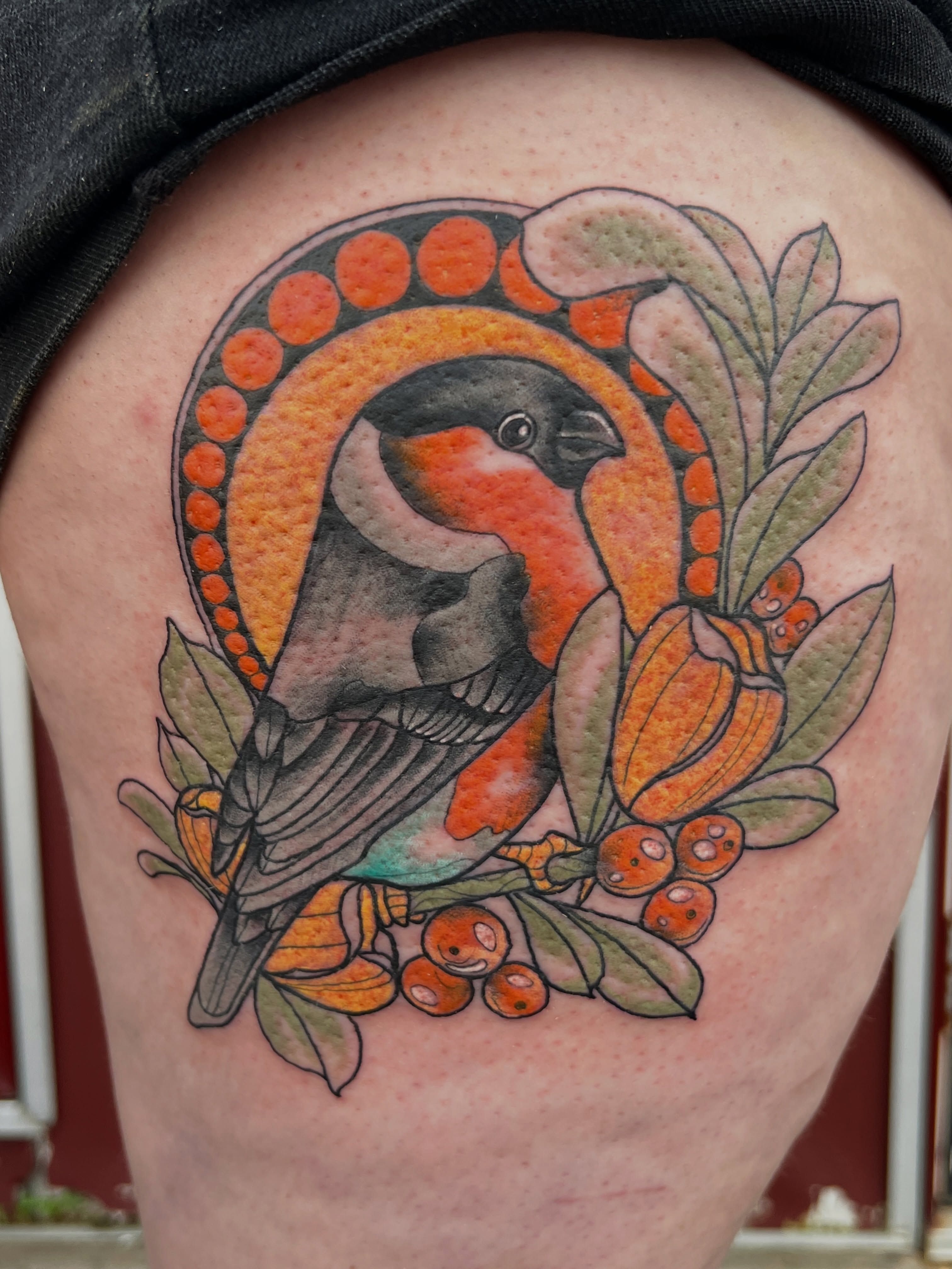 Tattoo by @artdoctortattoo — american_traditional, dotwork