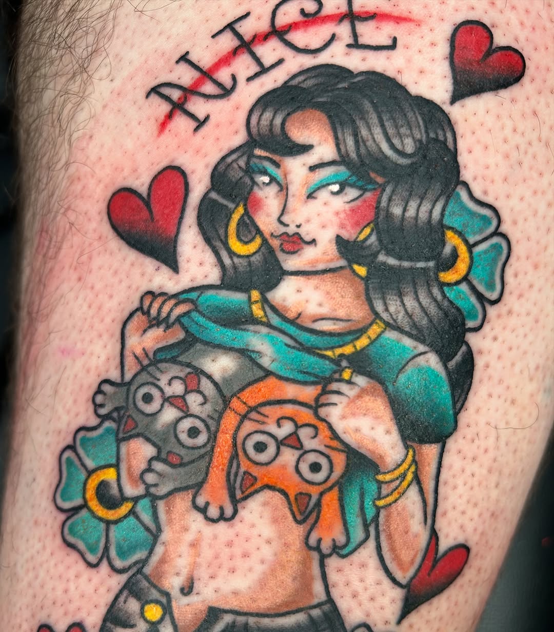 Tattoo by @audberry_tattoo — american_traditional, neo_traditional