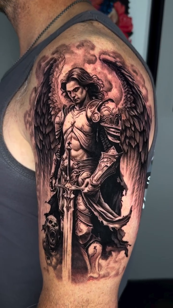 Tattoo by @tattoosbysergiomendez — realism, black_and_grey