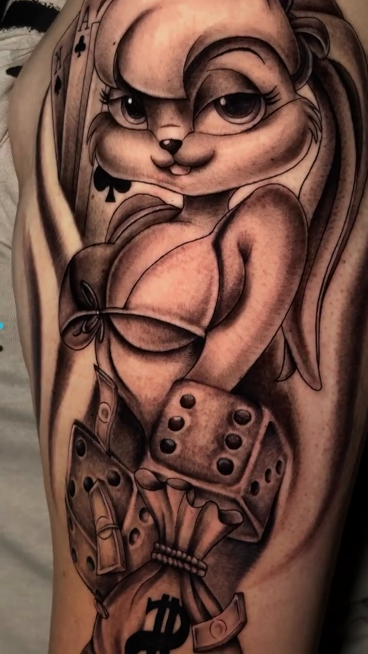 Tattoo by @antutattu — black_and_grey, realism