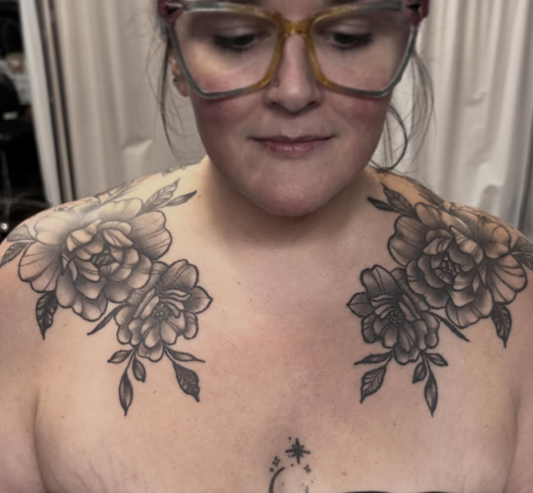 Tattoo by @rottenronnietattoos — black_and_grey