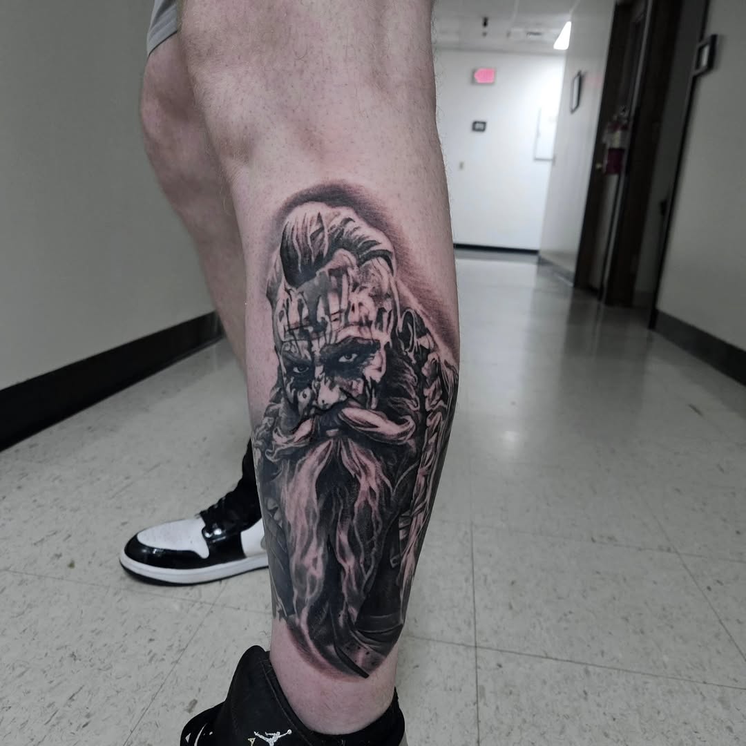Tattoo by @tylermalek — realism, black_and_grey
