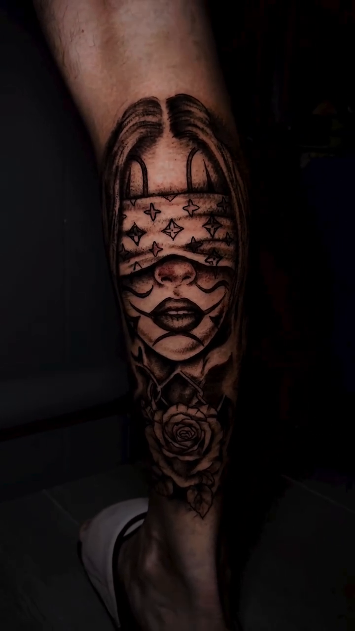 Tattoo by @arrieta.damian_tattoo — chicano, black_and_grey