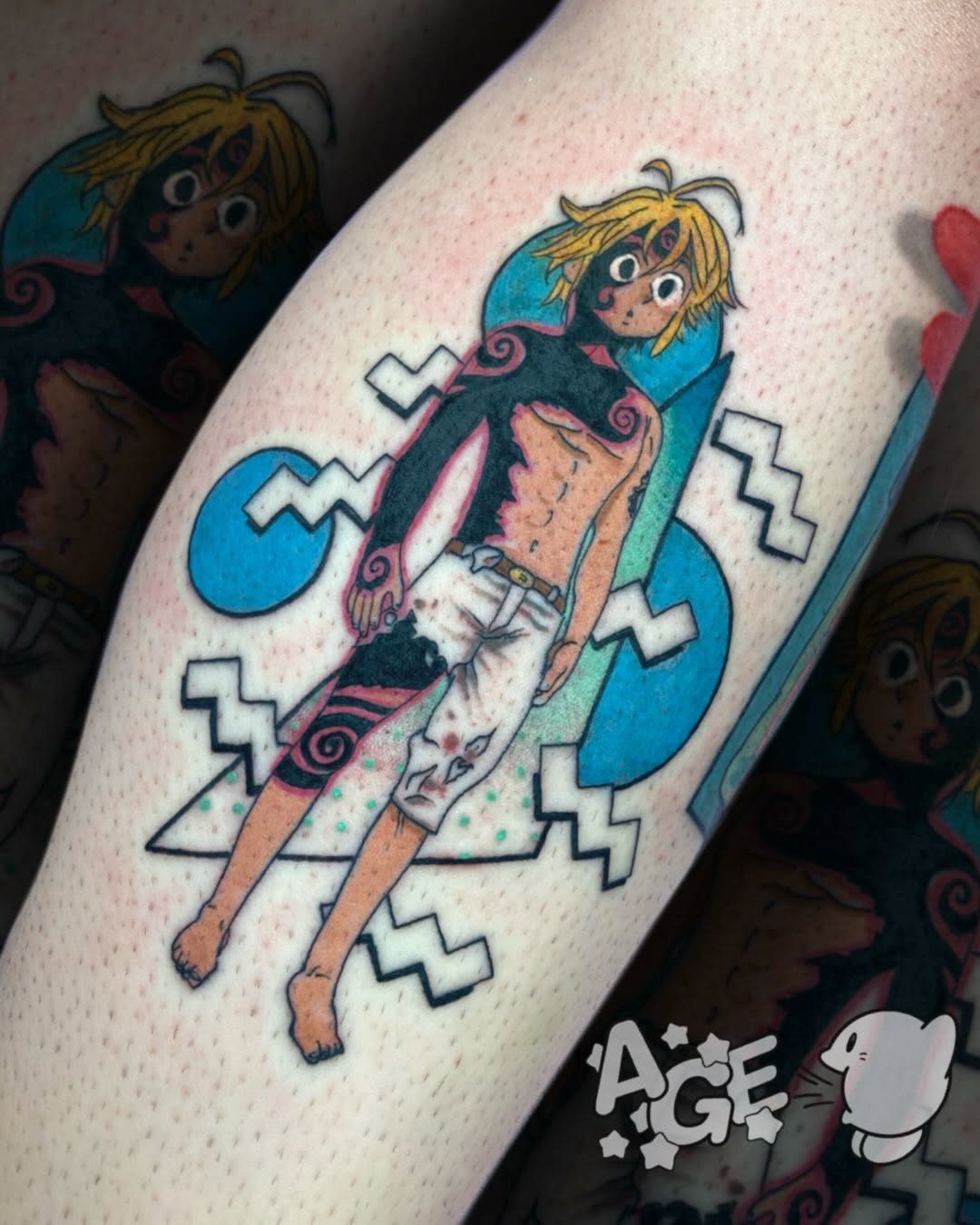Tattoo by @agedragotattoo β anime
