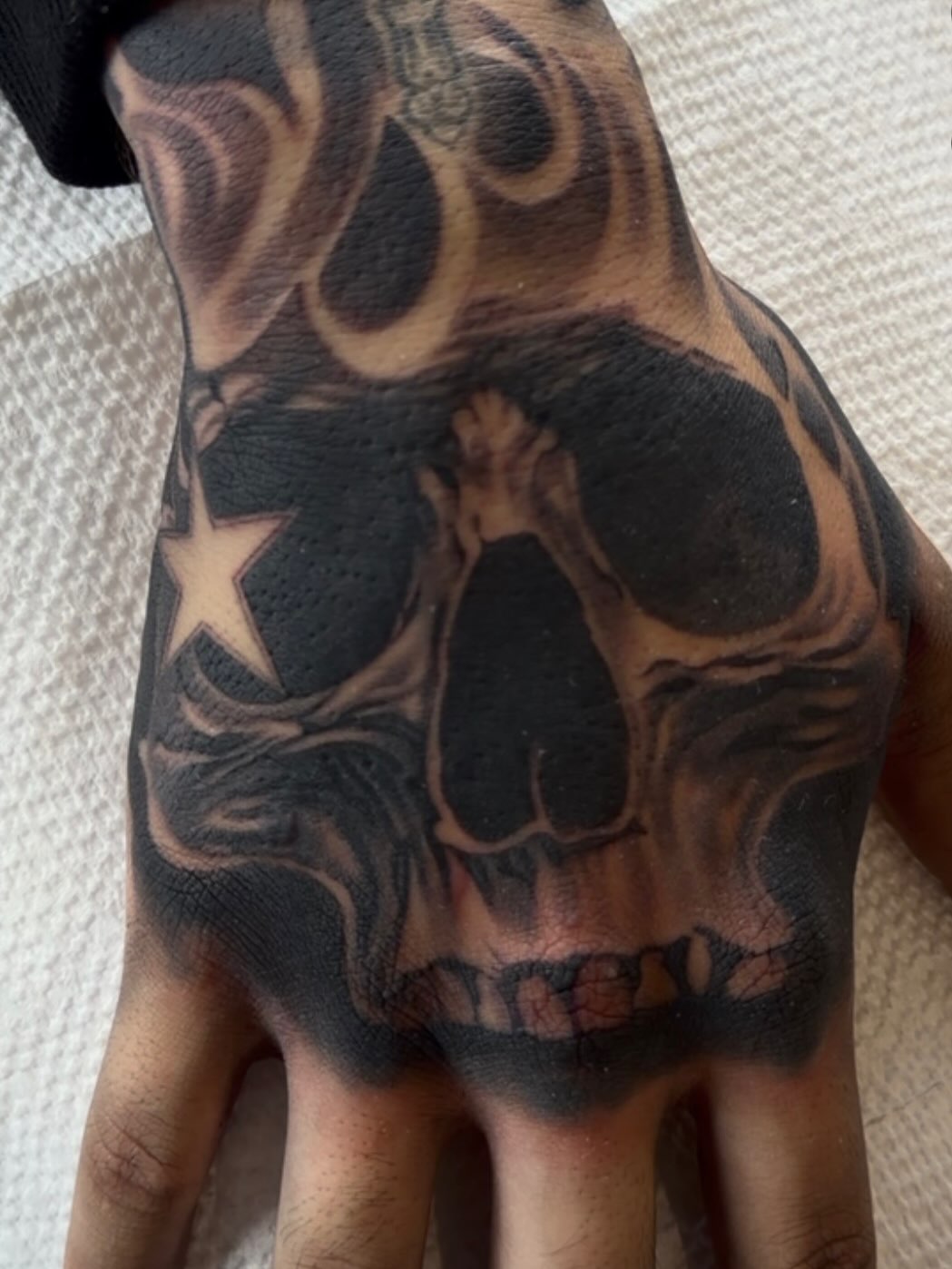 Tattoo by @angel_damiangg — black_and_grey, realism