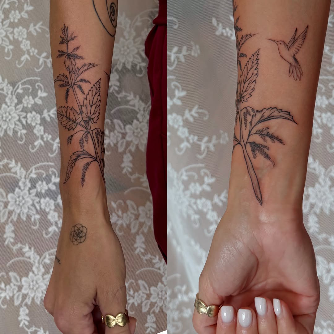 Tattoo by @art_with_lin — fine_line, illustrative