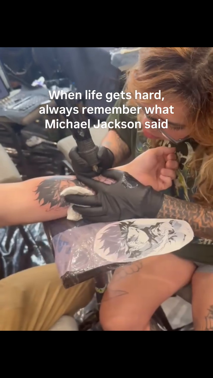 Tattoo by @noposfucktattoos — anime
