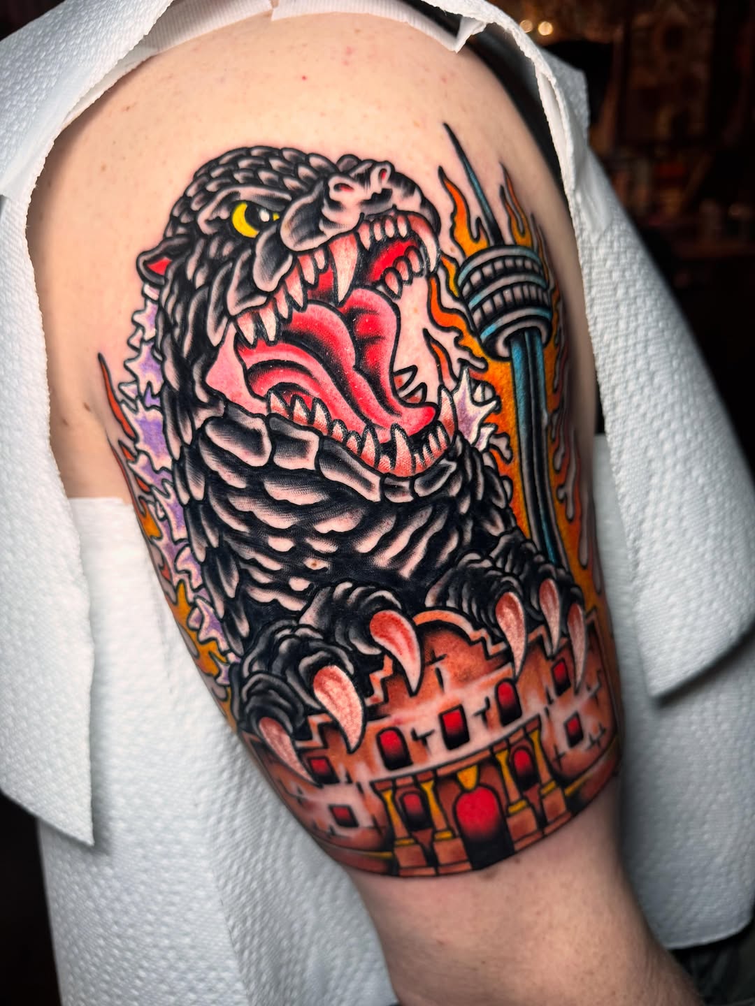Tattoo by @floodrat — american_traditional, new_school