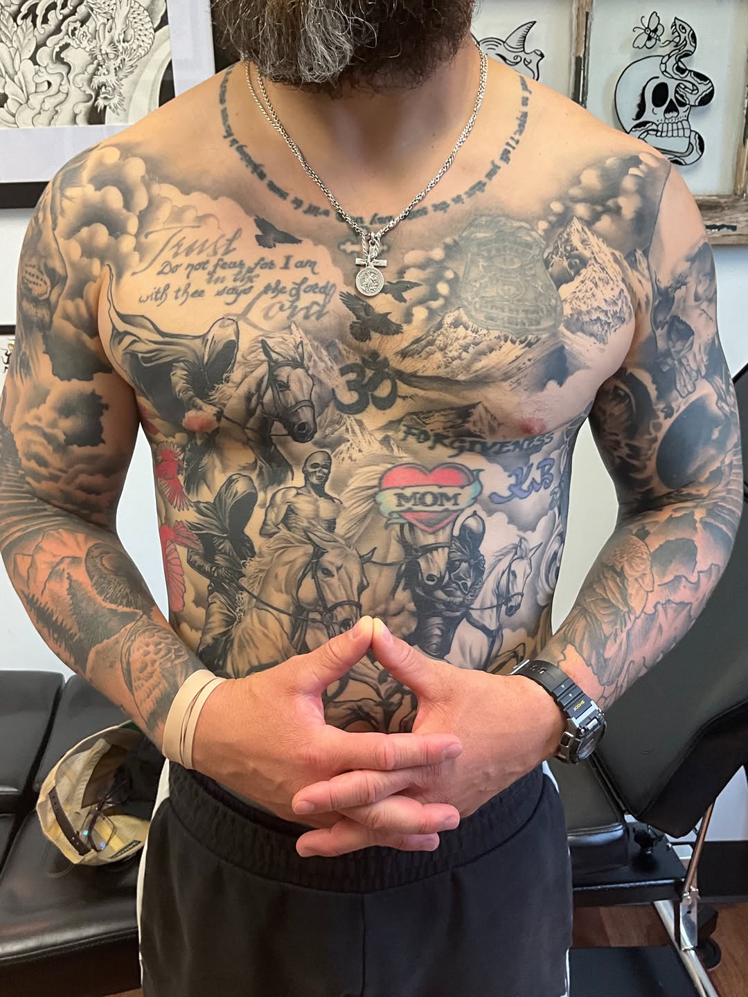 Tattoo by @jeremyutley_tattoo — realism, black_and_grey