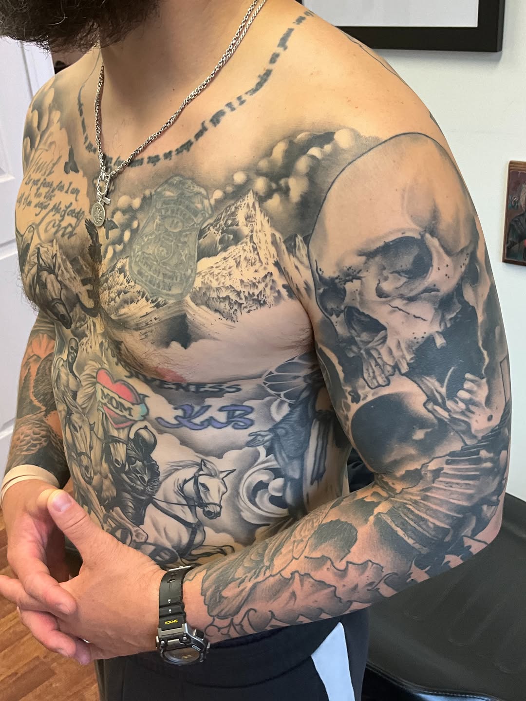 Tattoo by @jeremyutley_tattoo — black_and_grey, realism