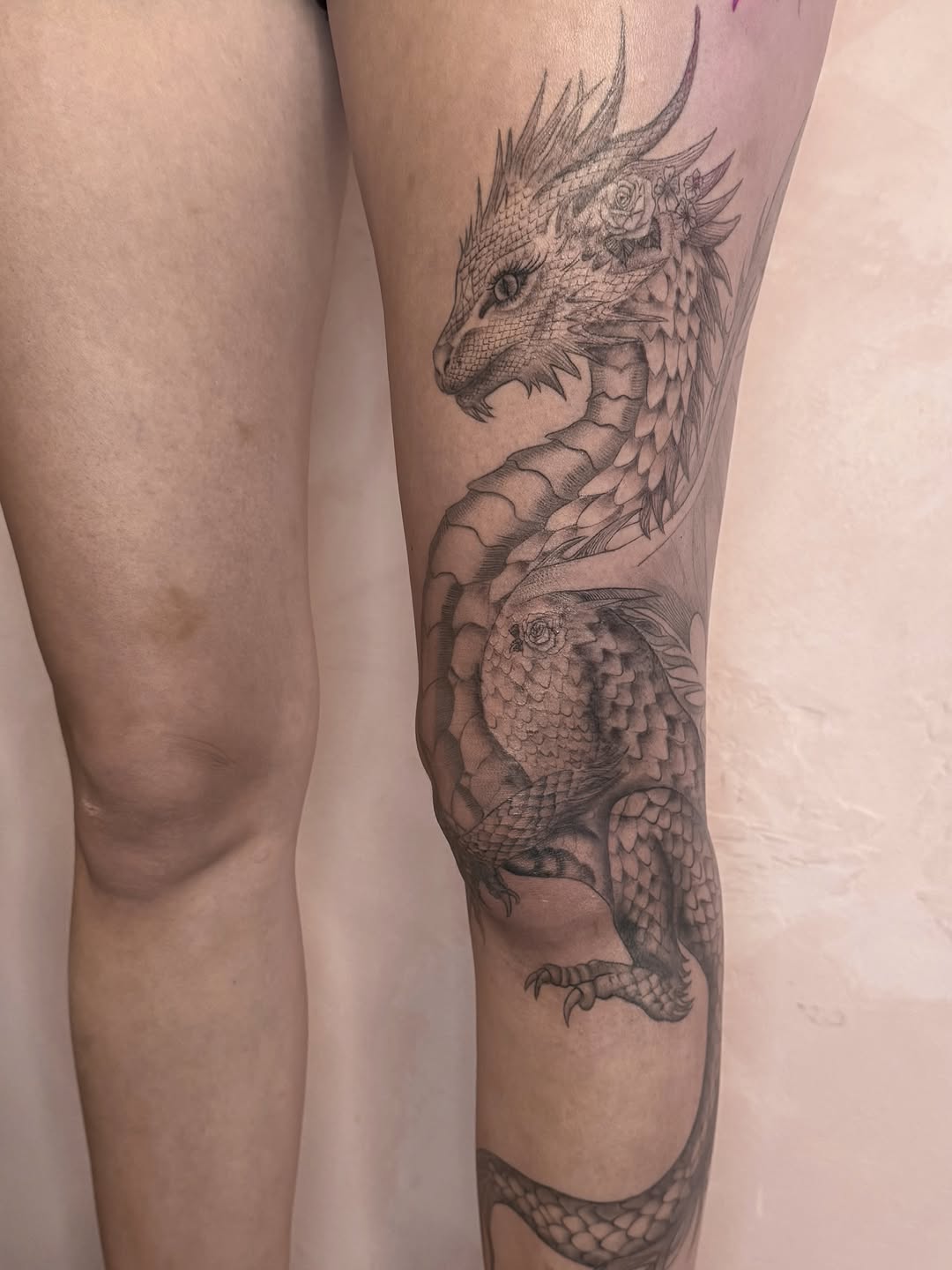 Tattoo by @alenanebotattoos — realism, black_and_grey