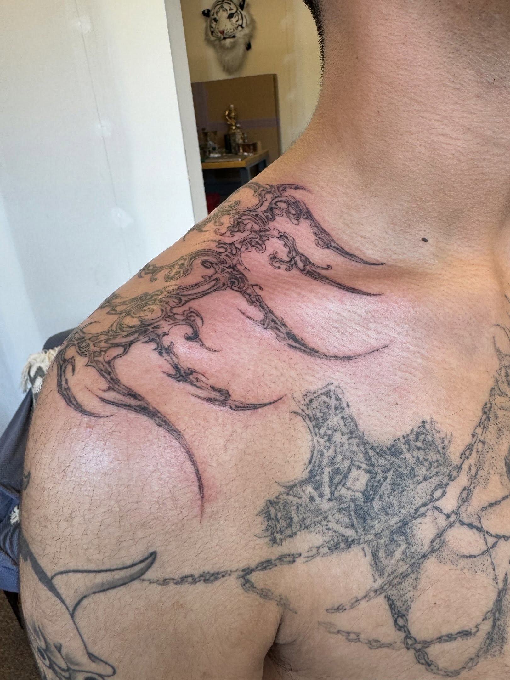 Tattoo by @henry.hank.howdy — black_and_grey