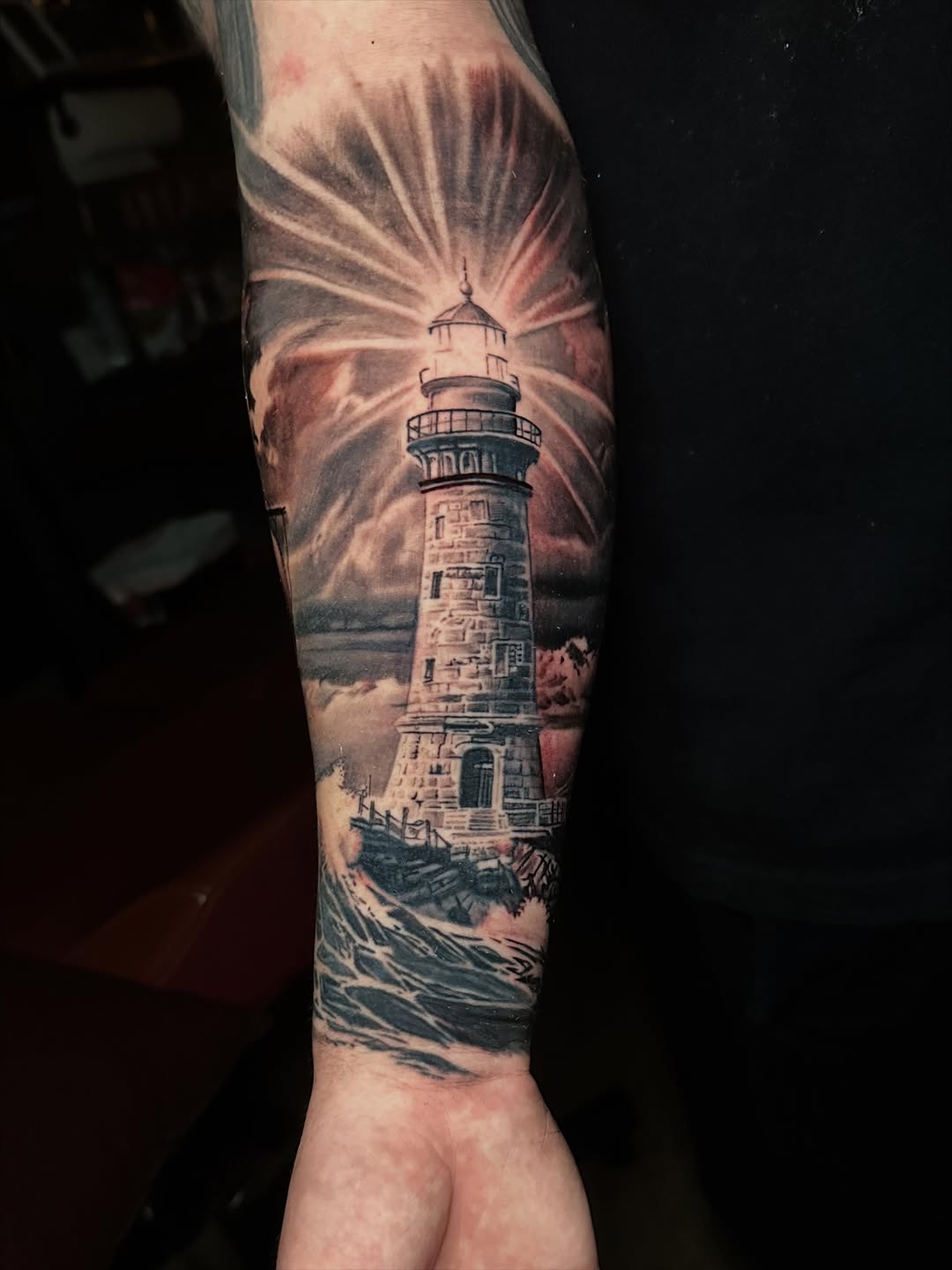 Tattoo by @crisp_ink — realism, black_and_grey