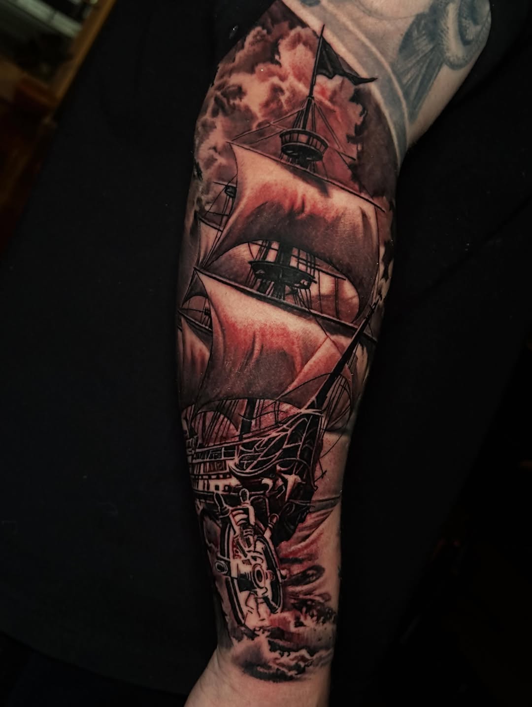 Tattoo by @crisp_ink — realism, black_and_grey