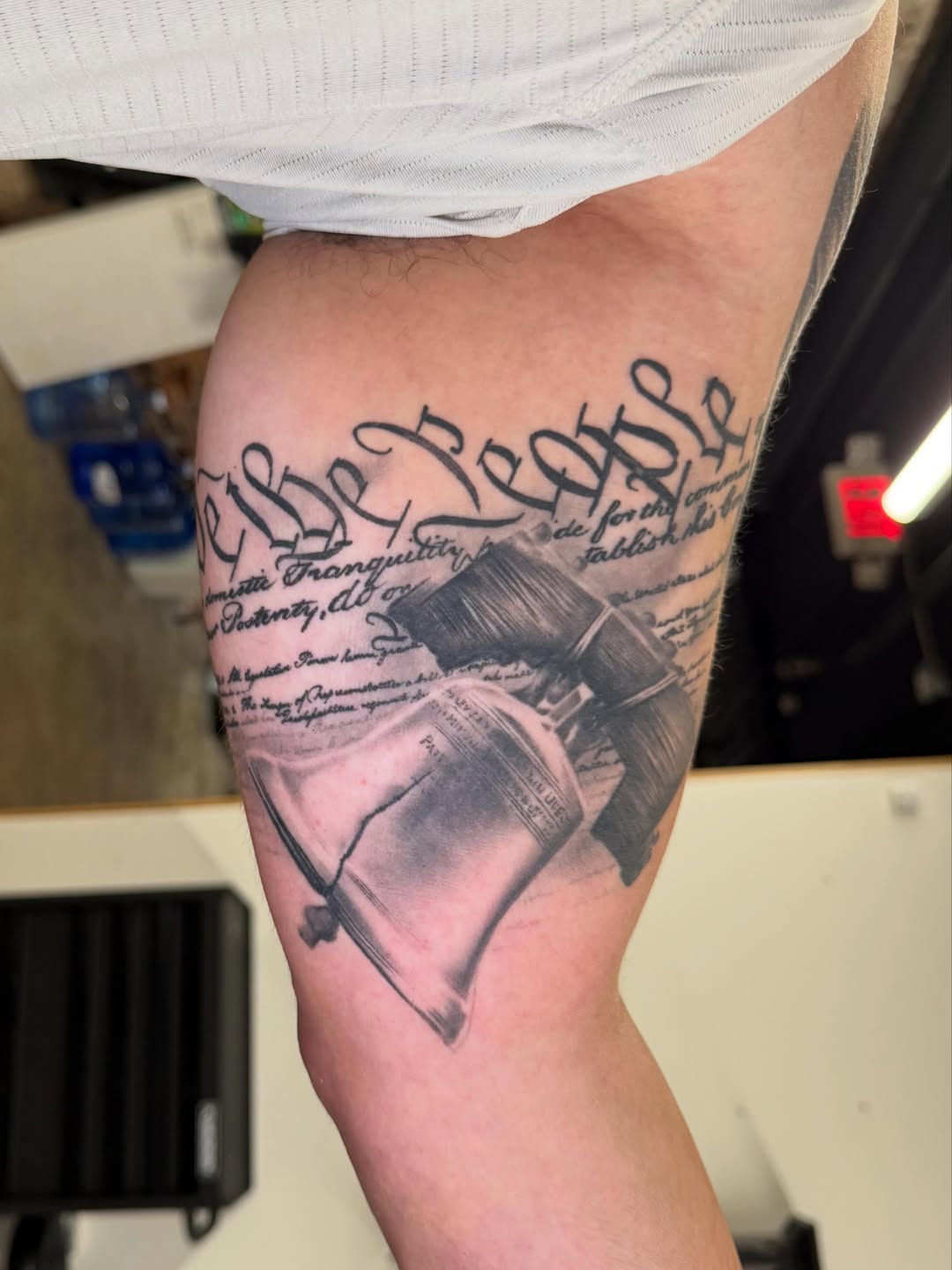 Tattoo by @mattoo33 — lettering_script, black_and_grey