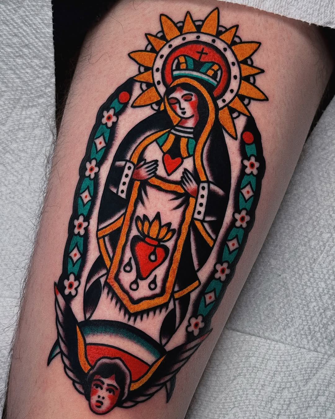Tattoo by @seanmicheltattoo — american_traditional