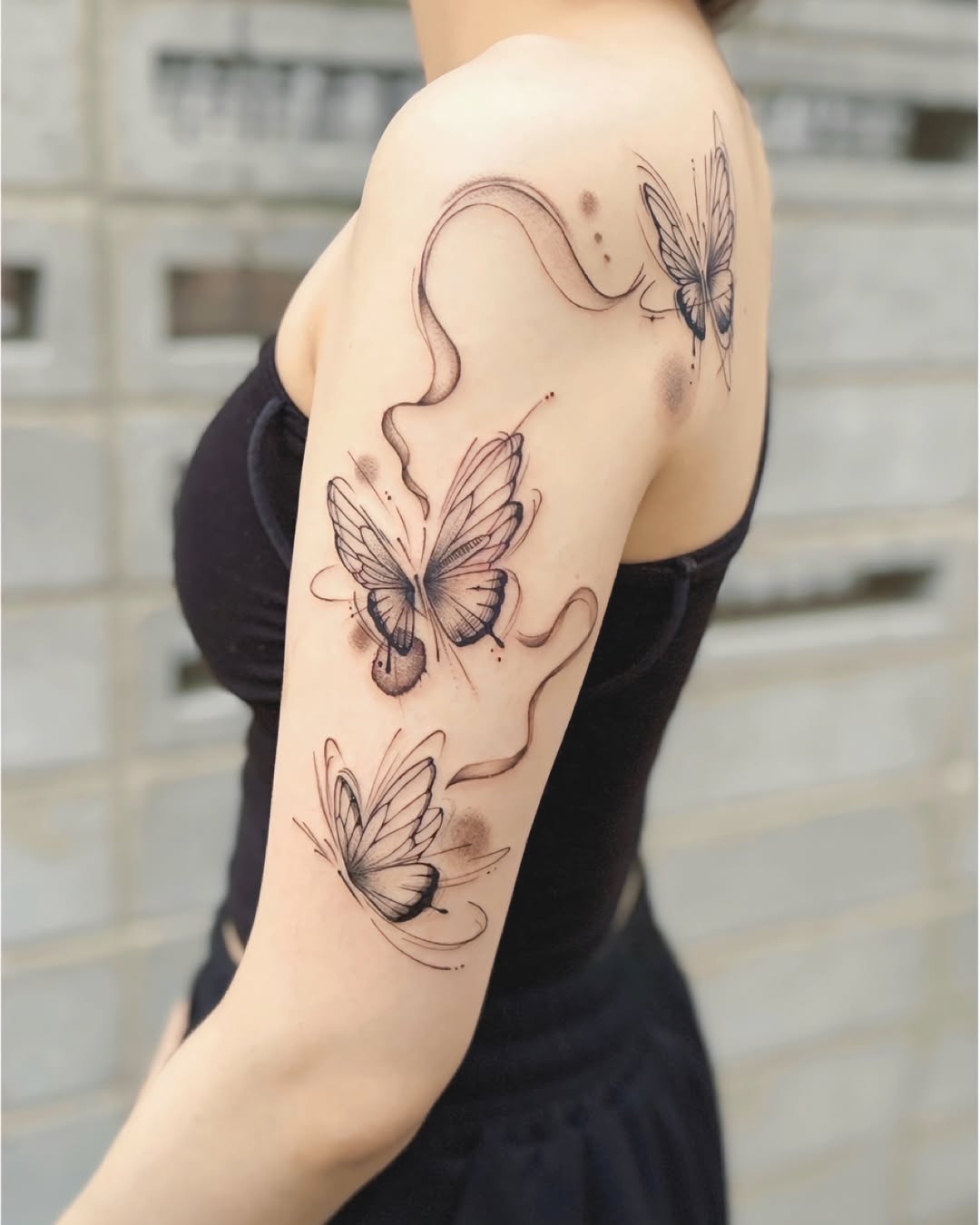 Tattoo by @blanc_tattoos — dotwork, black_and_grey