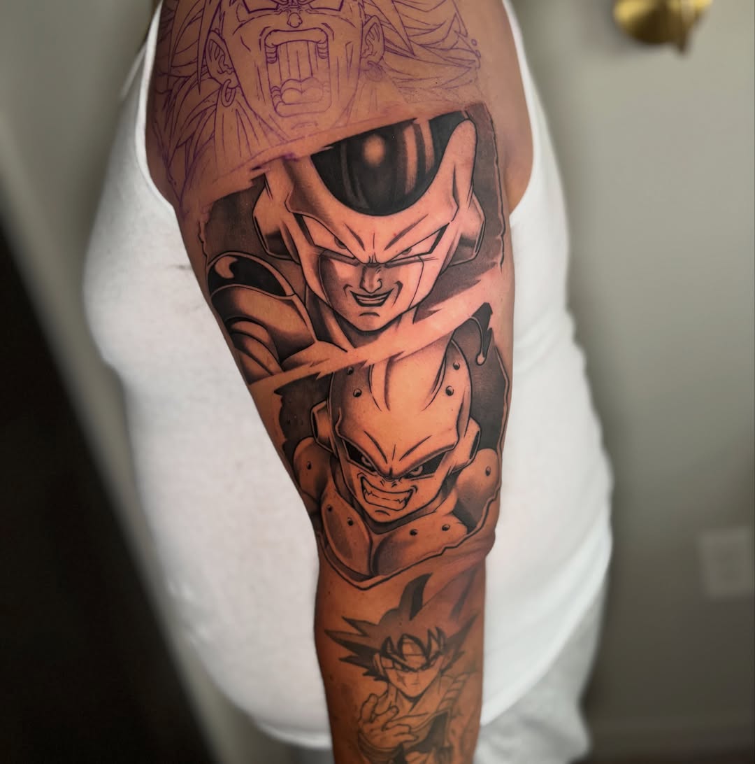 Tattoo by @crooksink — anime
