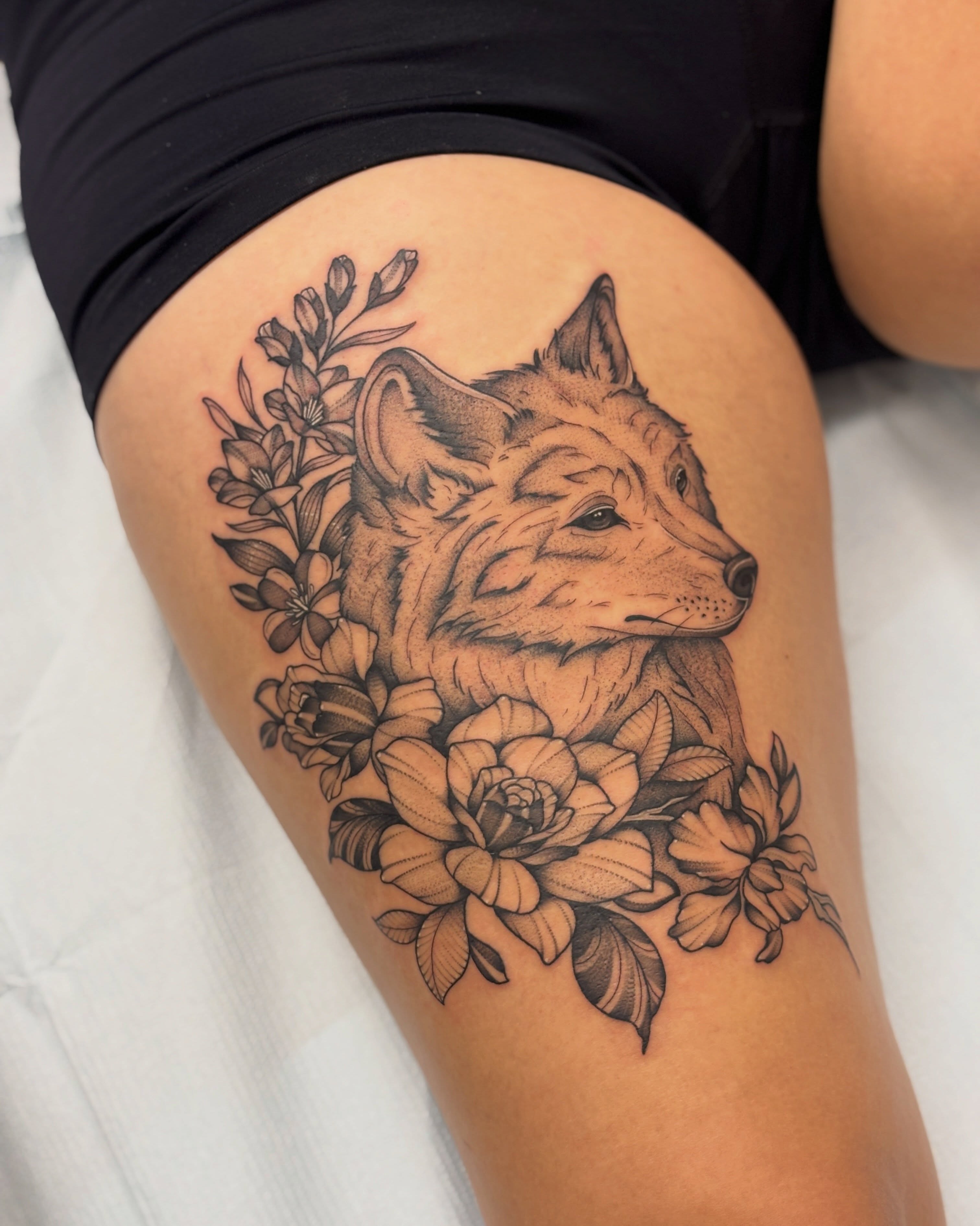 Tattoo by @lilindigotattoo โ black_and_grey, realism