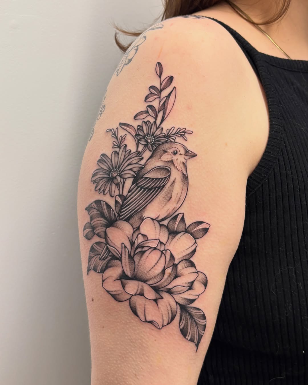 Tattoo by @lilindigotattoo โ black_and_grey