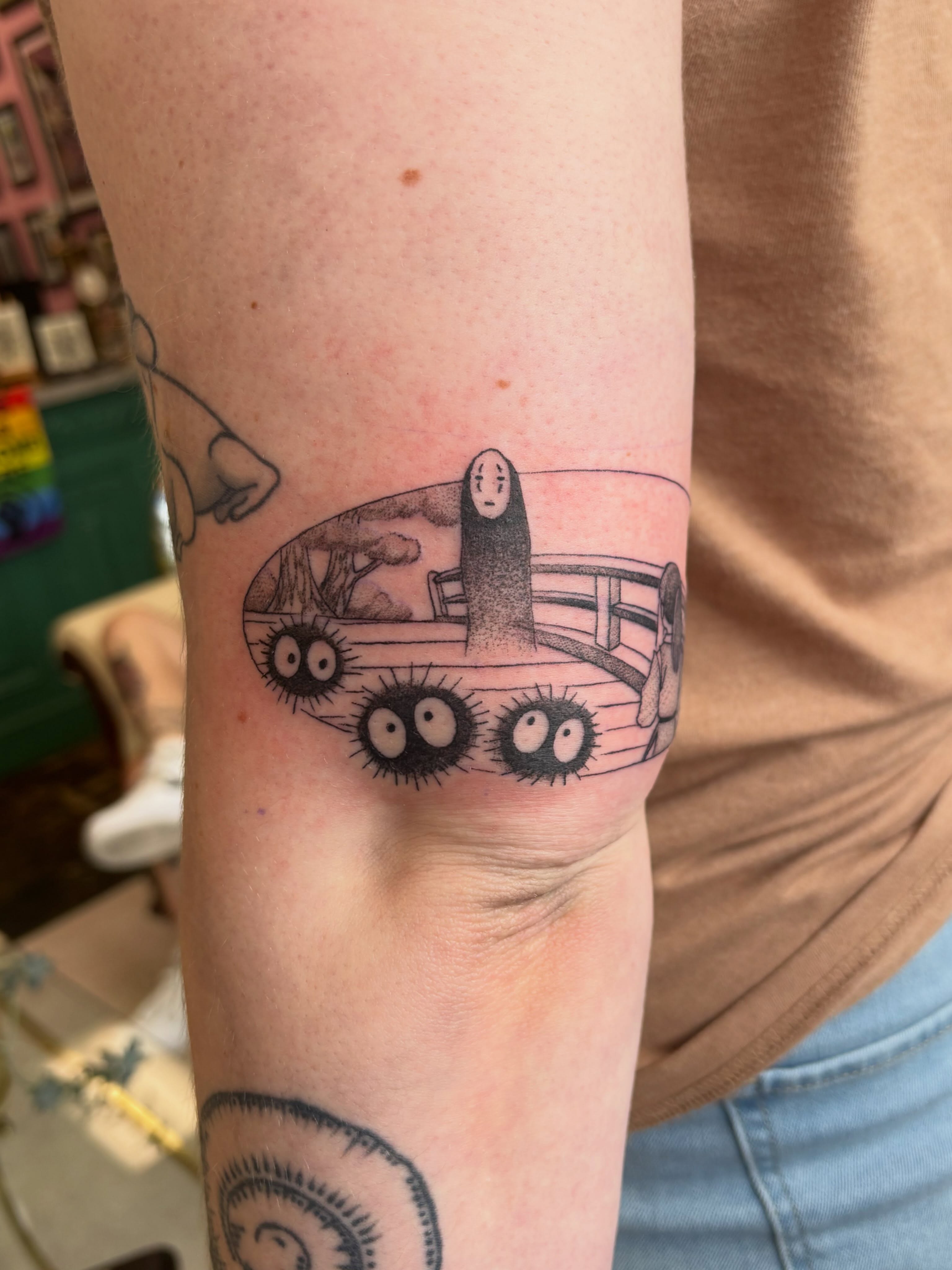 Tattoo by @beccabootattoos — dotwork