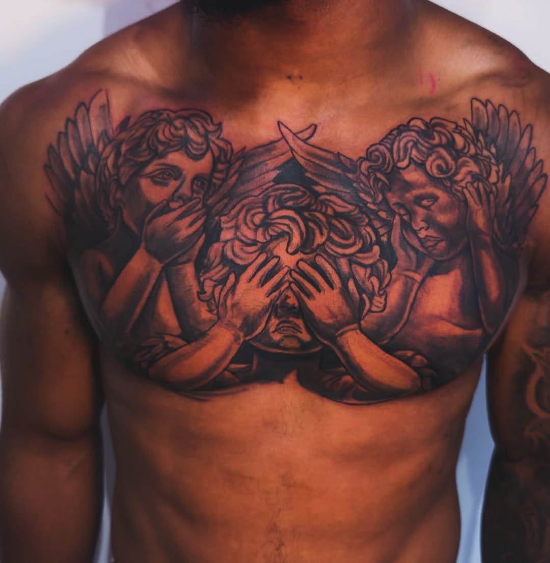 Tattoo by @inkbyt0ny — black_and_grey, realism