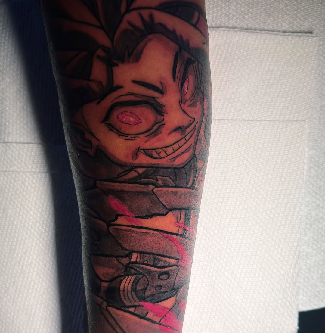 Tattoo by @inkbyt0ny — anime, new_school