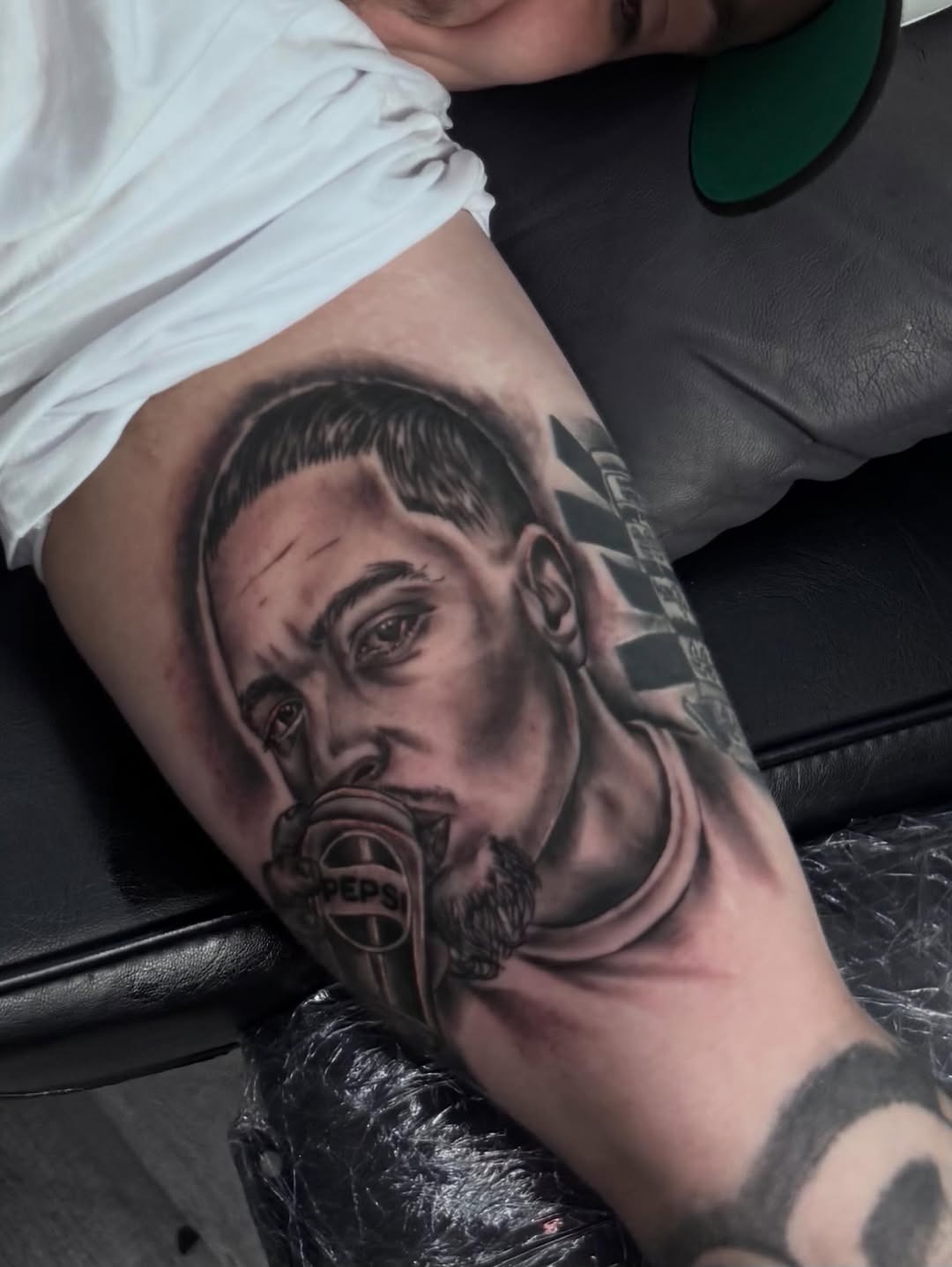 Tattoo by @zeusinktherapy_ — realism, black_and_grey