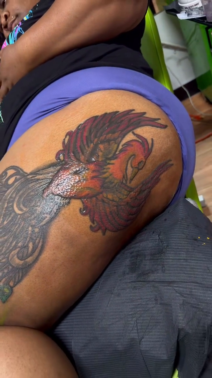 Tattoo by @flyinkthick_ — japanese_irezumi, realism