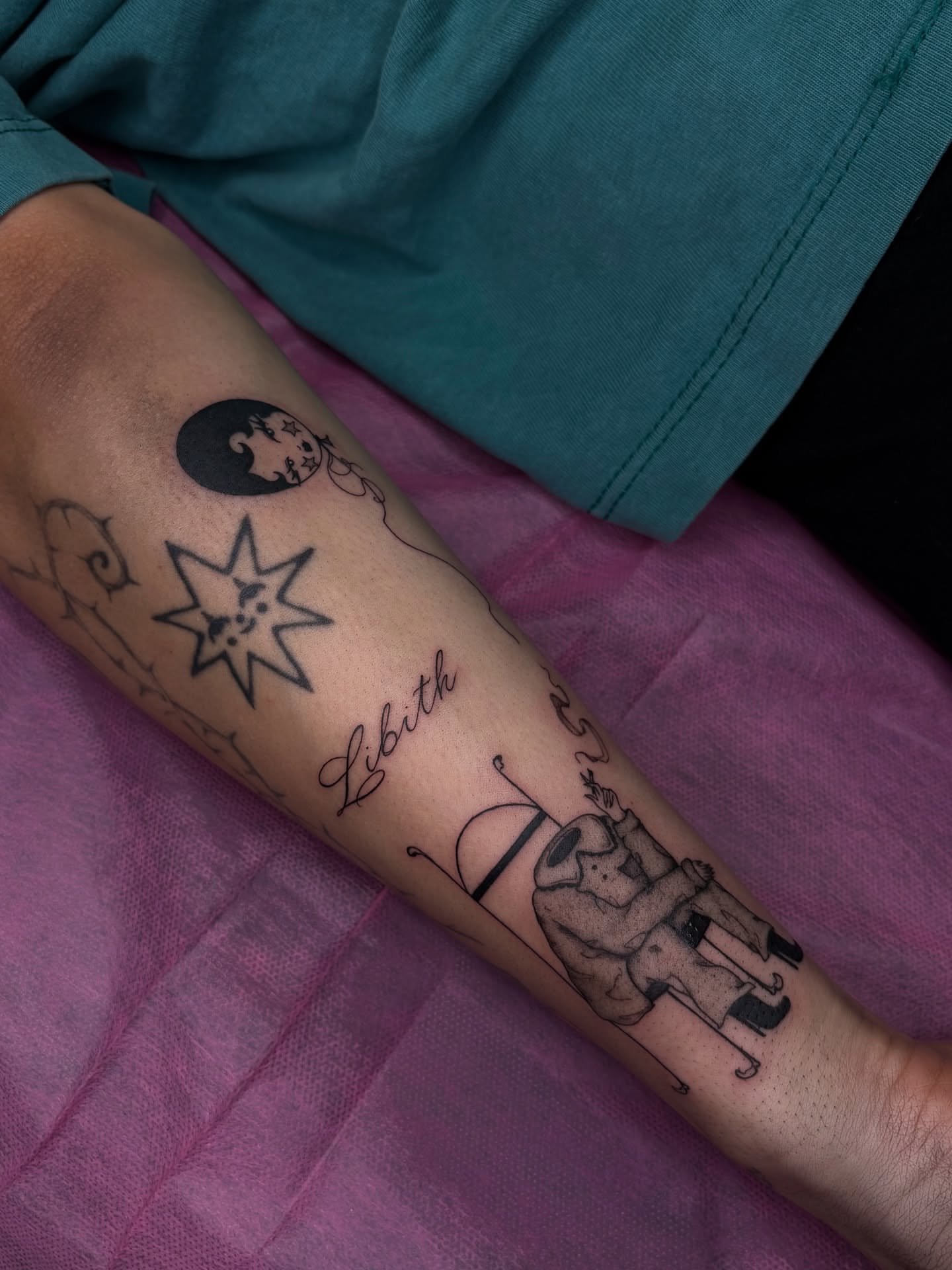 Tattoo by @silviieee — black_and_grey