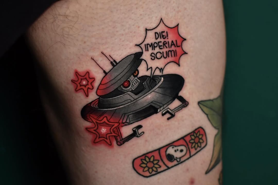 Tattoo by @besimplistic — new_school, illustrative