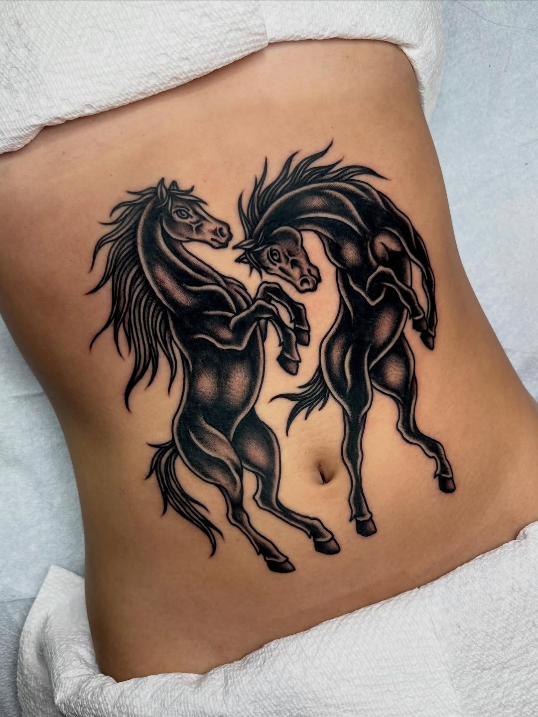 Tattoo by @lallysee — black_and_grey, realism