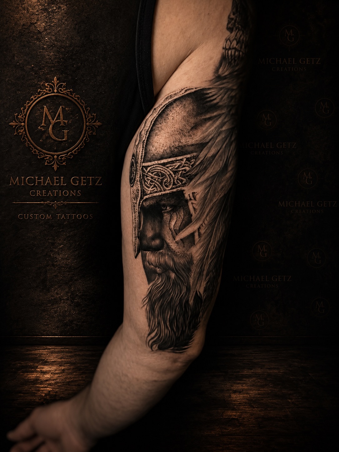 Tattoo by @michaelgetzcreations — realism, dark_realism