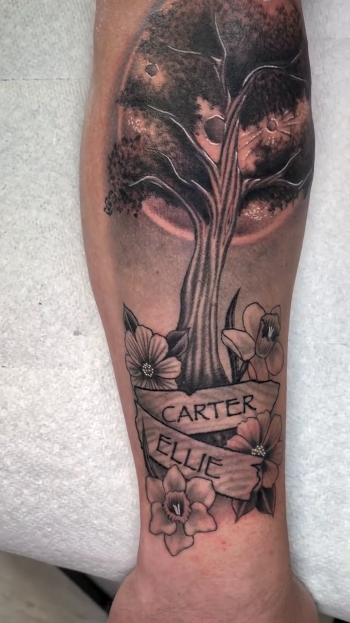 Tattoo by @tattoos_by_compton โ realism, black_and_grey