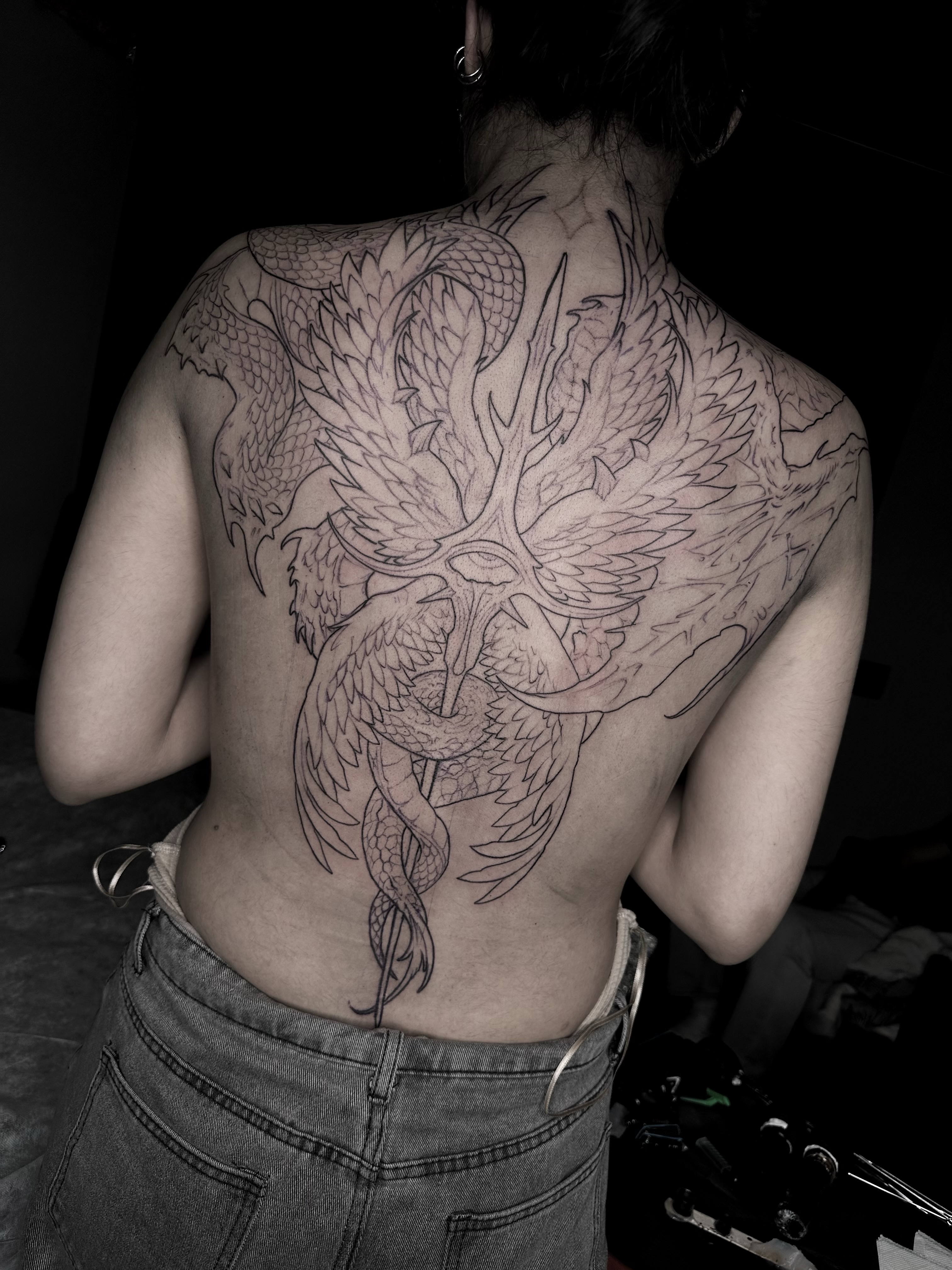 Tattoo by @panyvinoo — black_and_grey