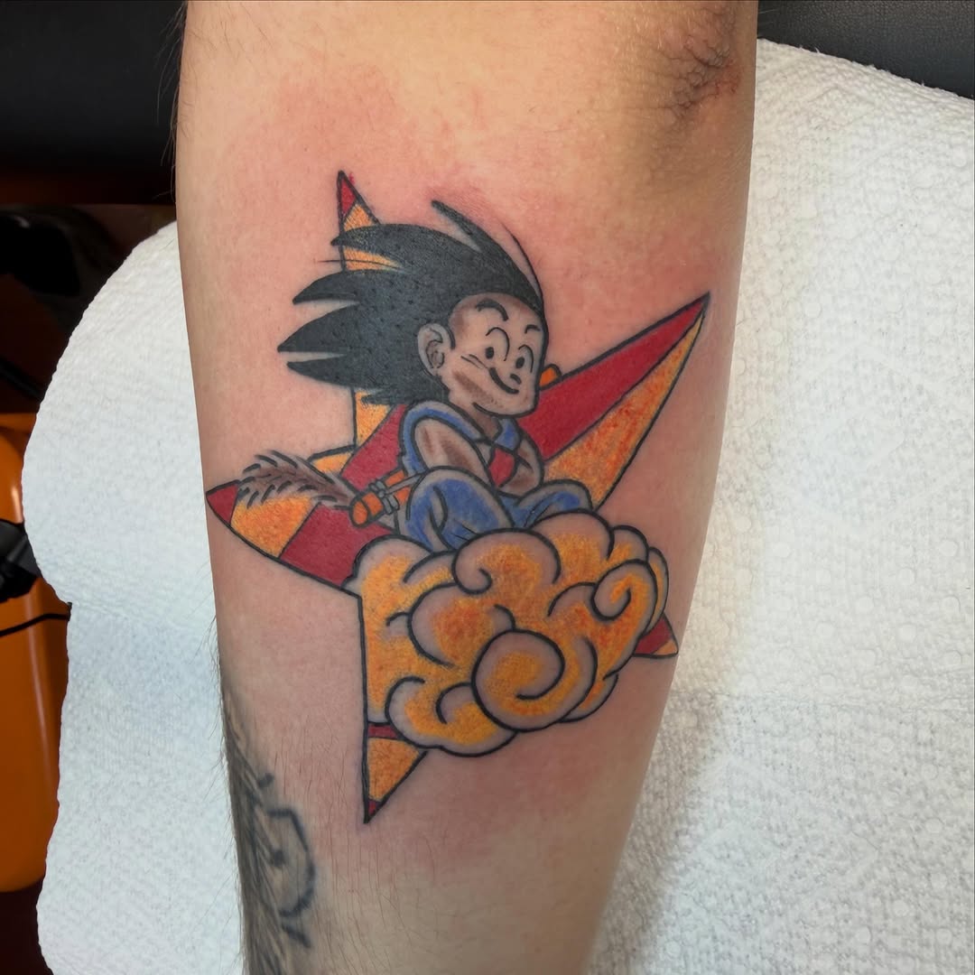 Tattoo by @evanvtattoos — anime