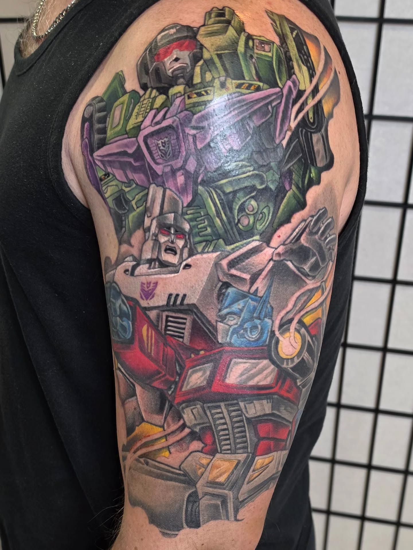 Tattoo by @workofant — realism, dotwork