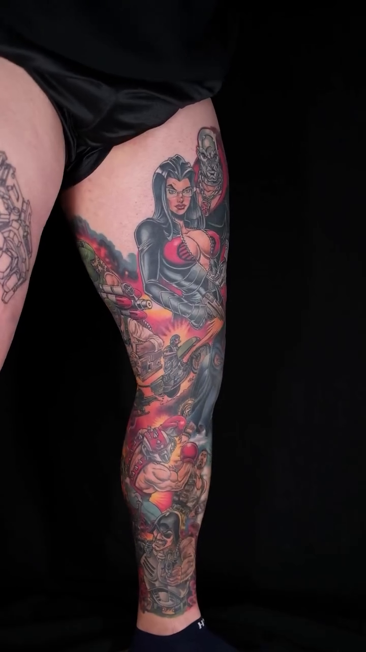 Tattoo by @sausagekingtattoos — realism, trash_polka