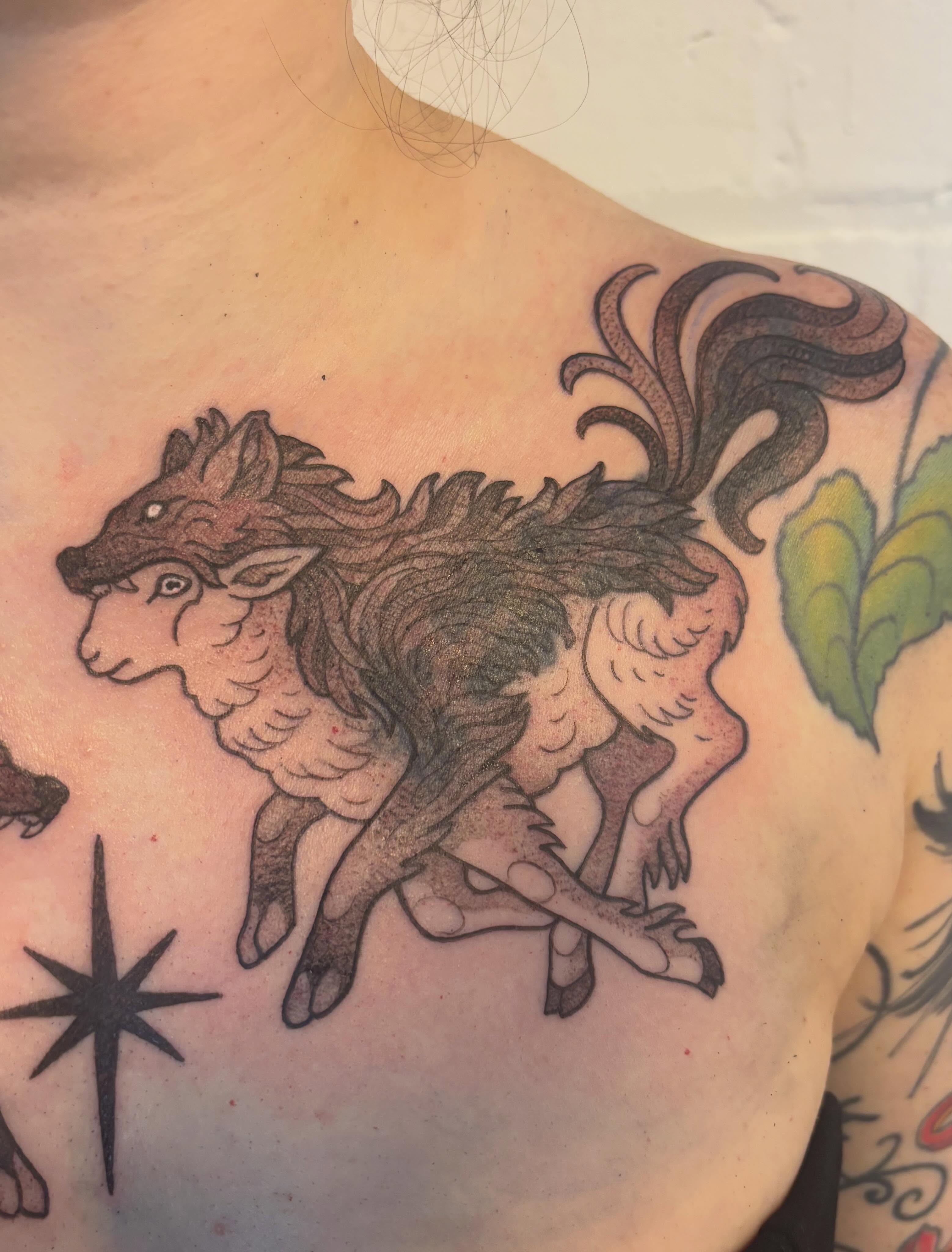 Tattoo by @osichristattoos — black_and_grey
