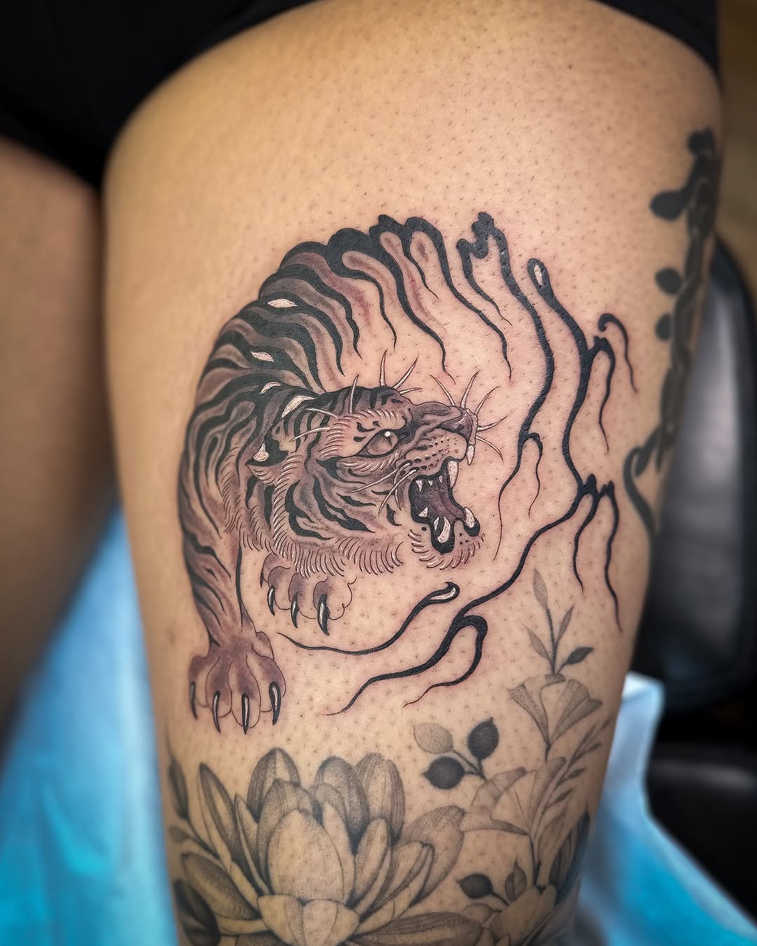 Tattoo by @colinbaker — black_and_grey, realism